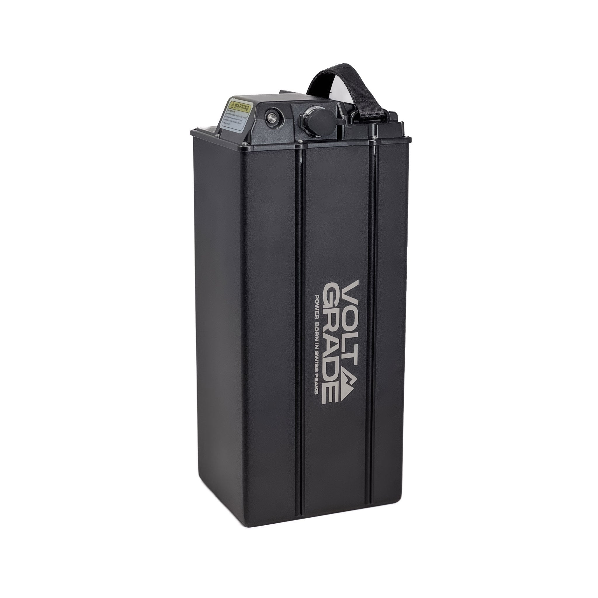 Angle view of the VoltGrade E-Ride Pro SS 81V 45Ah battery upgrade