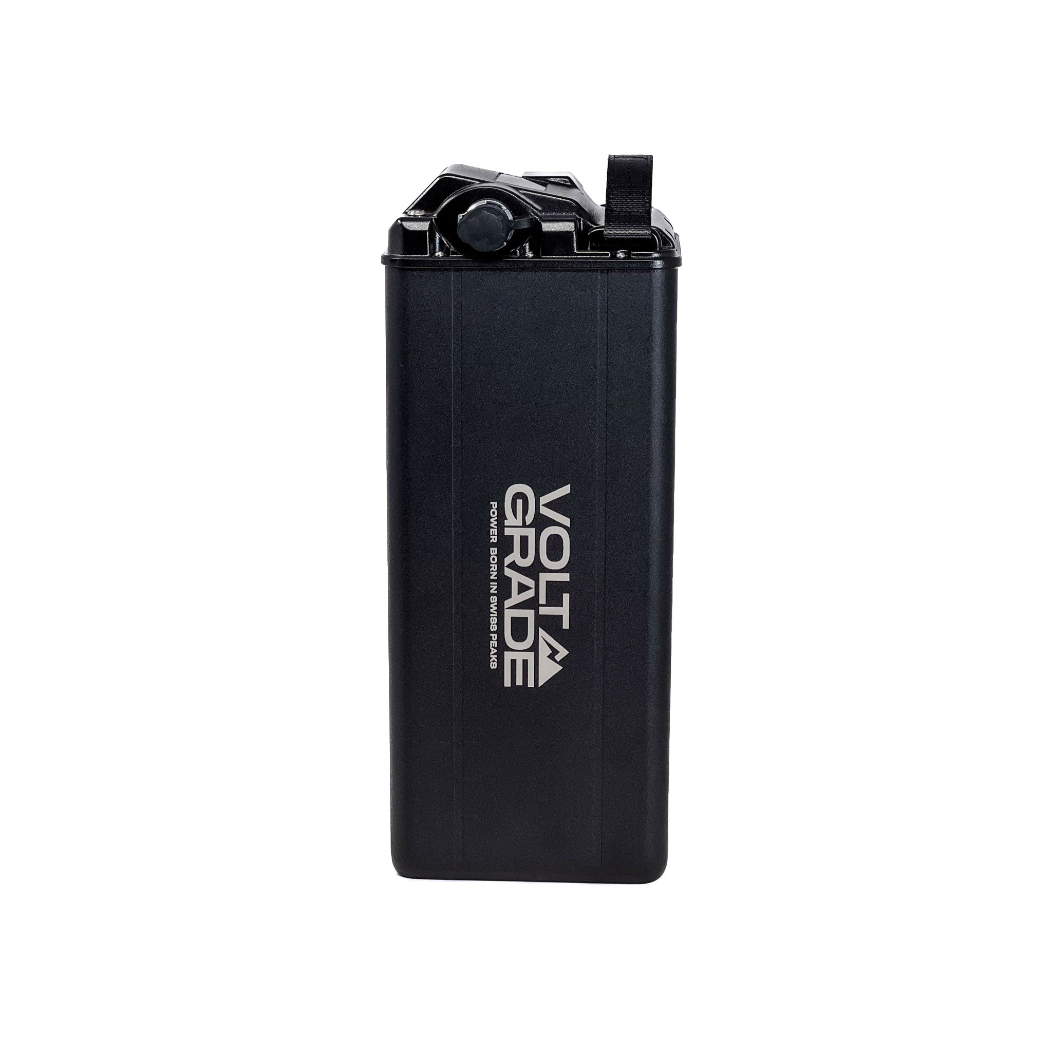 Left side center view of the VoltGrade Sur Ron Light Bee 72v 45ah battery upgrade