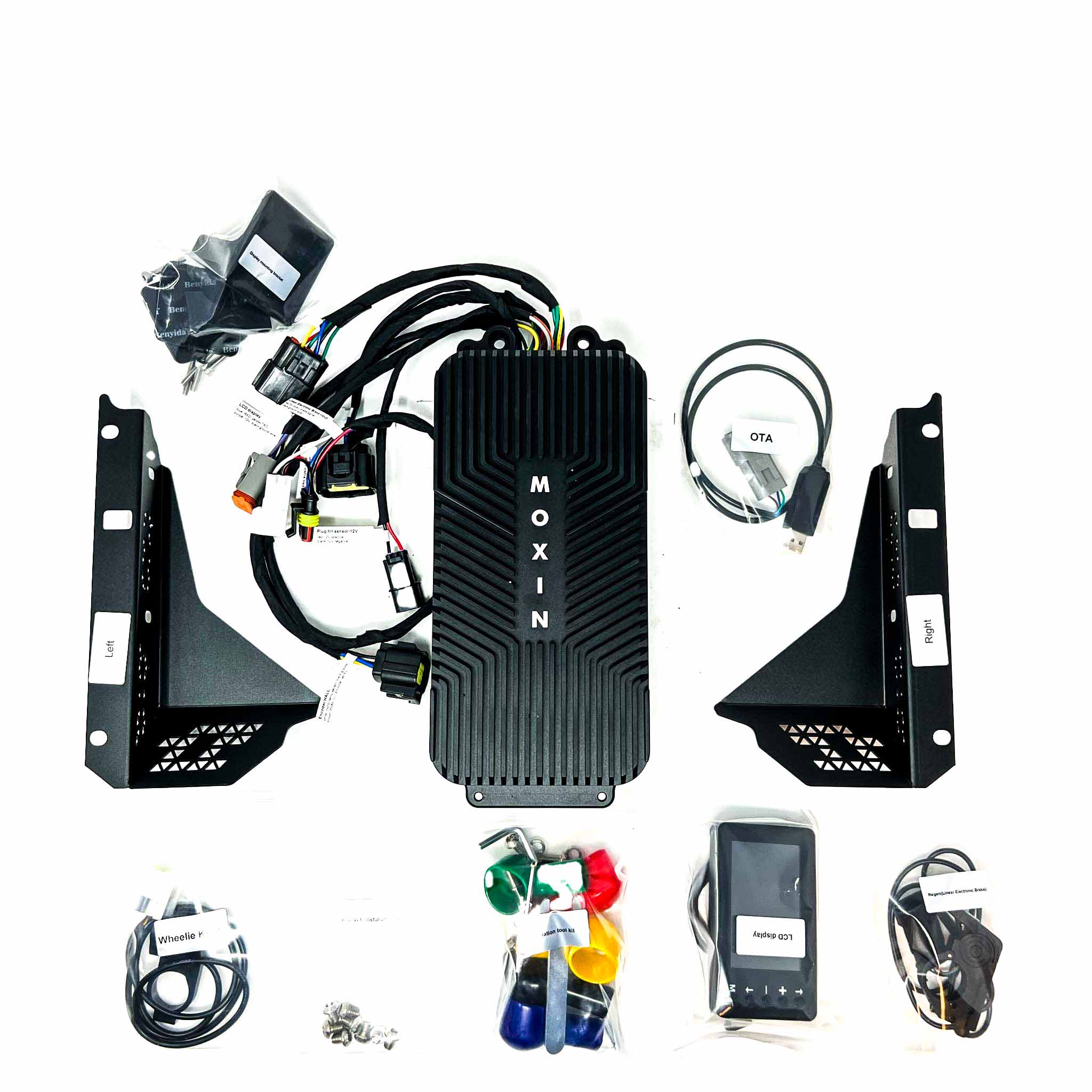 MOXIN S801100 60kW plug and play controller full kit contents for Sur-Ron Ultra Bee